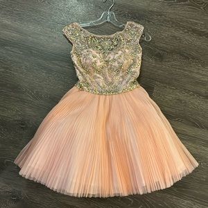 Sherri Hill short prom dress - light pink - size 0